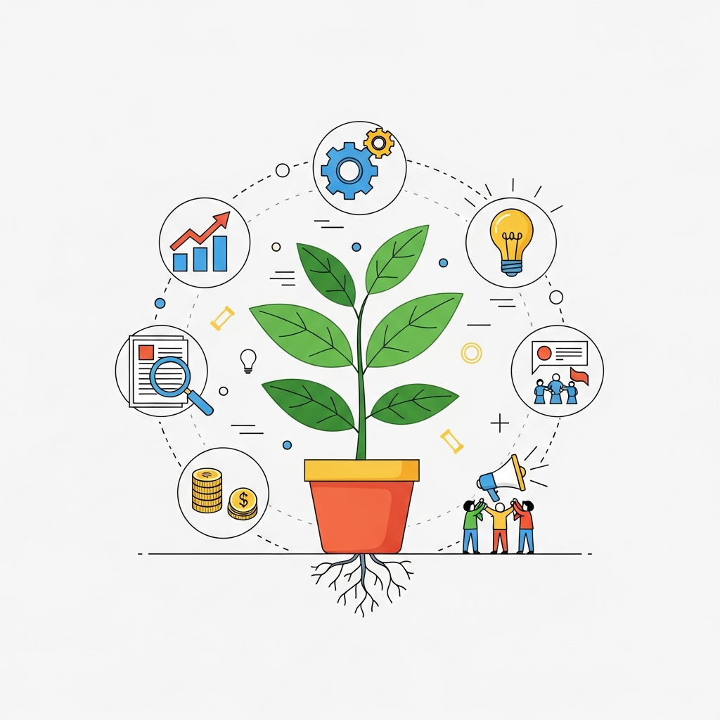 Visual for How to Grow a Small Business: the Ultimate Step-by-step Guide for Entrepreneurs