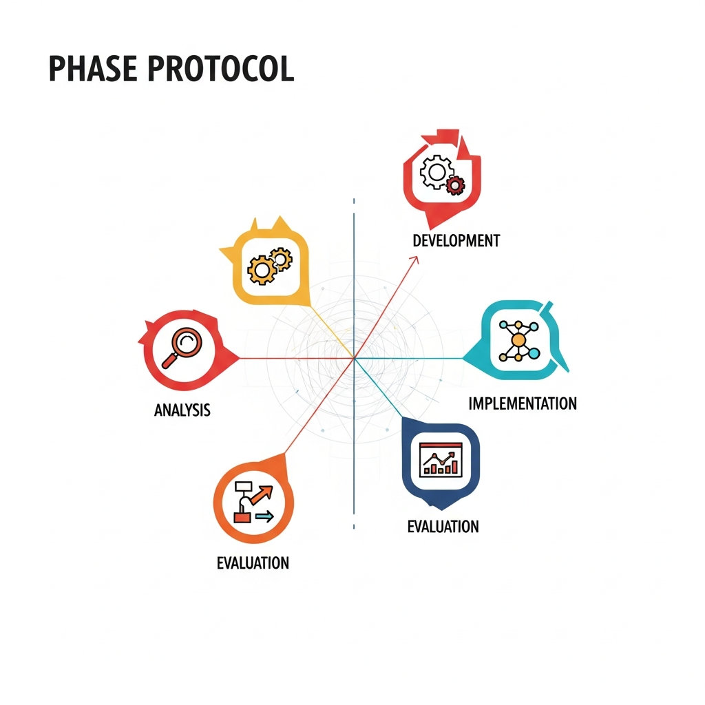 Visual for The 5-Phase Protocol: How Methodological Rigor Guarantees Scalable Results.
