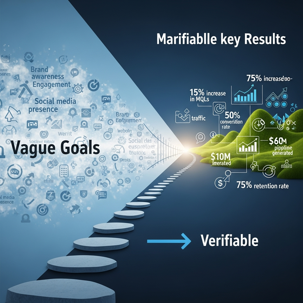 Visual for OKRs in Marketing: Transitioning from 