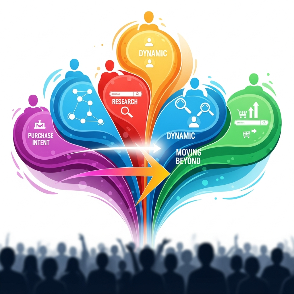 Visual for Dynamic Audience Segmentation: Moving Beyond Demographics to Behavioral Intent