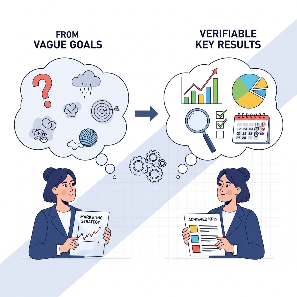 Visual for OKRs in Marketing: Transitioning from 