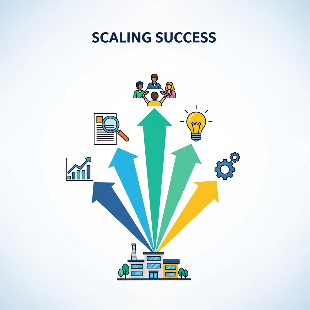Visual for Scaling Success: 5 Actionable Ways to Grow Your Small Business Today