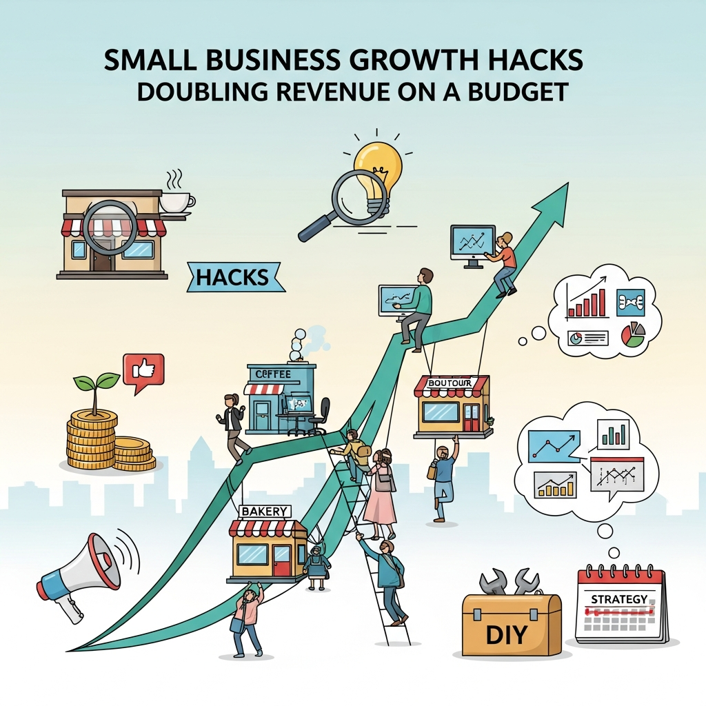 Visual for Small Business Growth Hacks: How to Double Your Revenue on a Budget