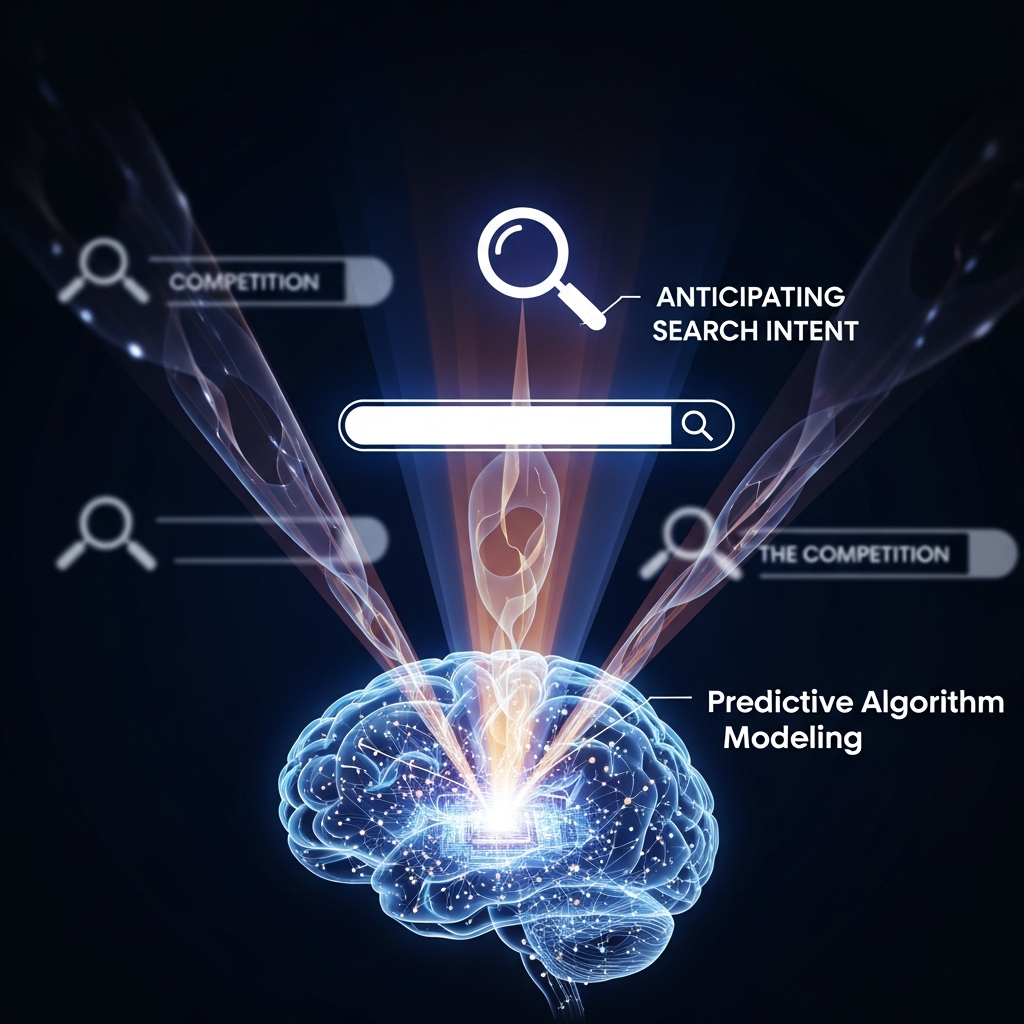 Visual for Predictive Algorithm Modeling: Anticipating Search Intent Before the Competition