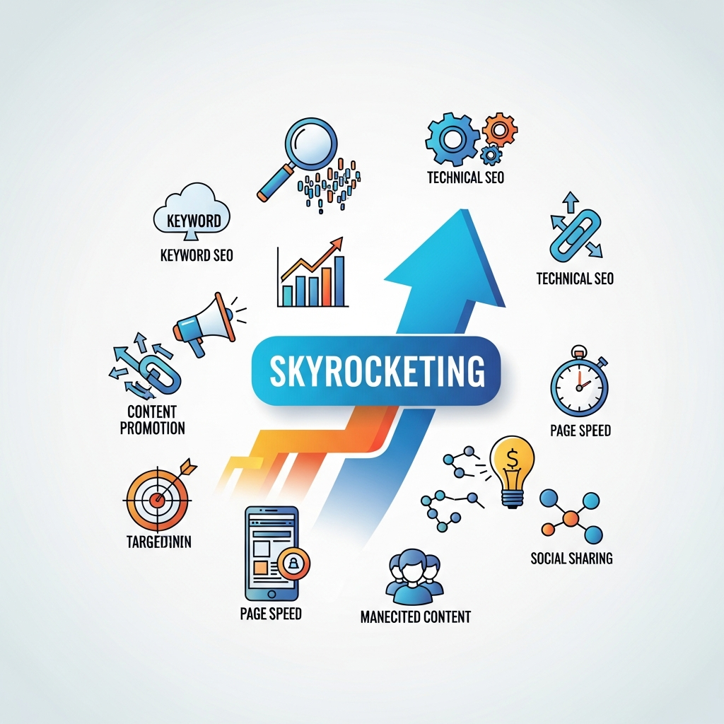 Visual for 10 Proven Seo Strategies to Skyrocket Your Organic Traffic Fast