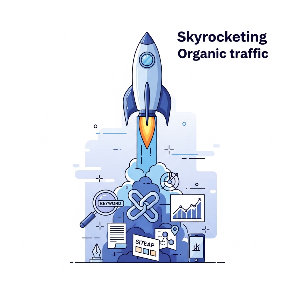 Visual for 10 Proven Seo Strategies to Skyrocket Your Organic Traffic Fast