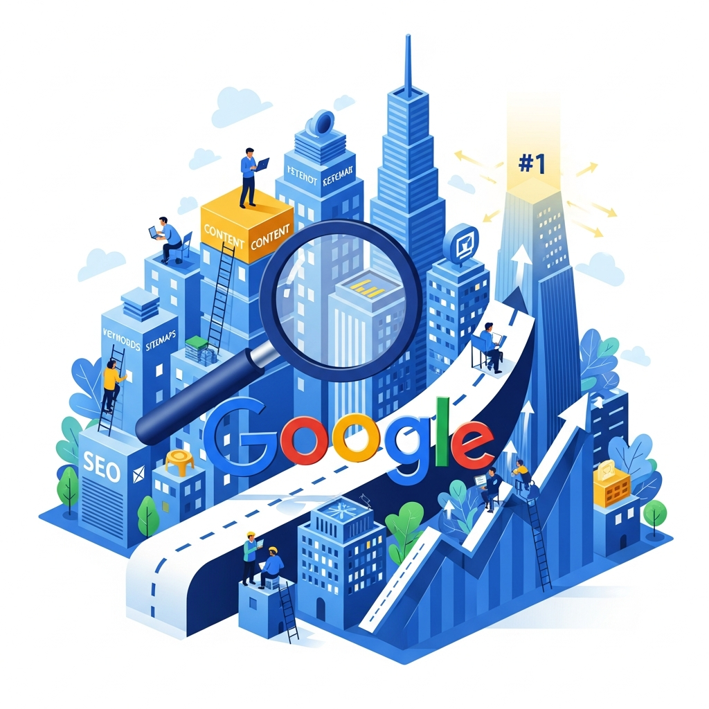 Visual for Mastering Search Engine Optimization: How to Rank #1 on Google