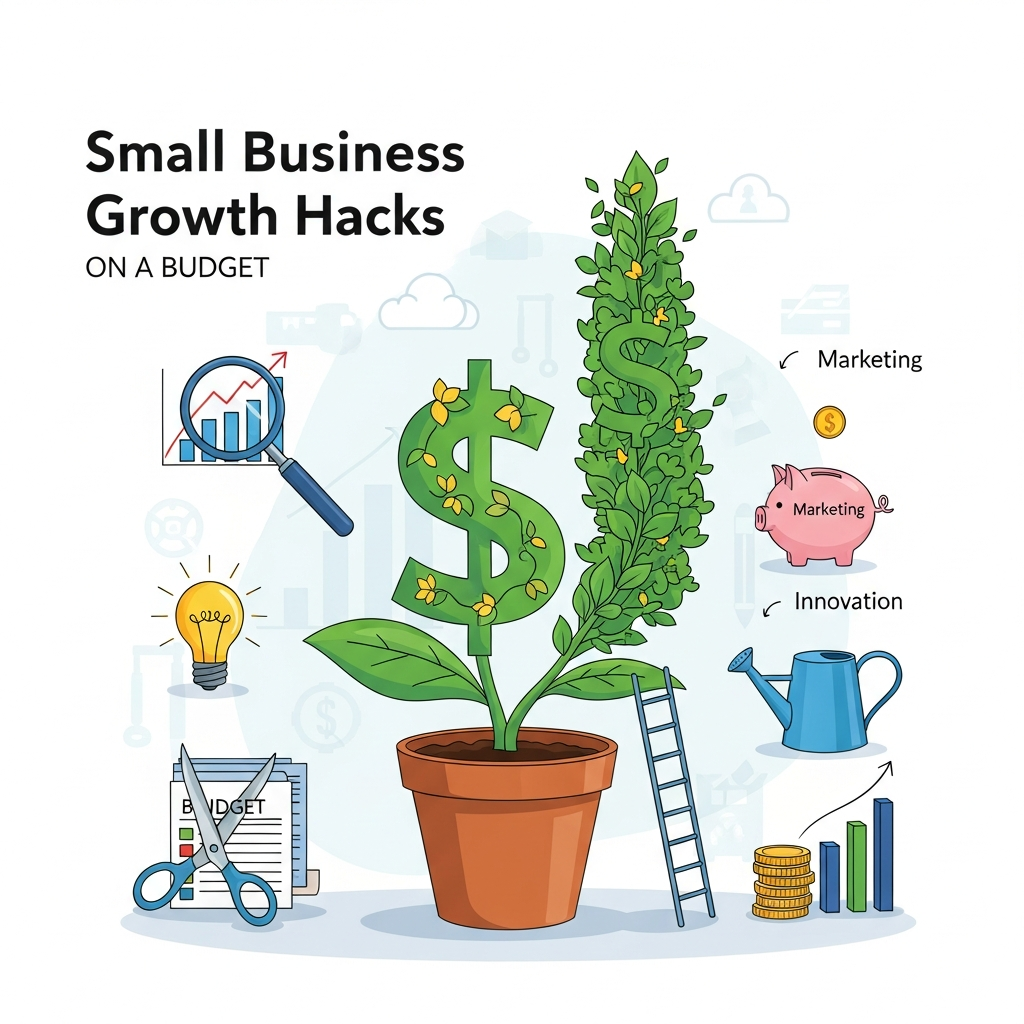 Visual for Small Business Growth Hacks: How to Double Your Revenue on a Budget