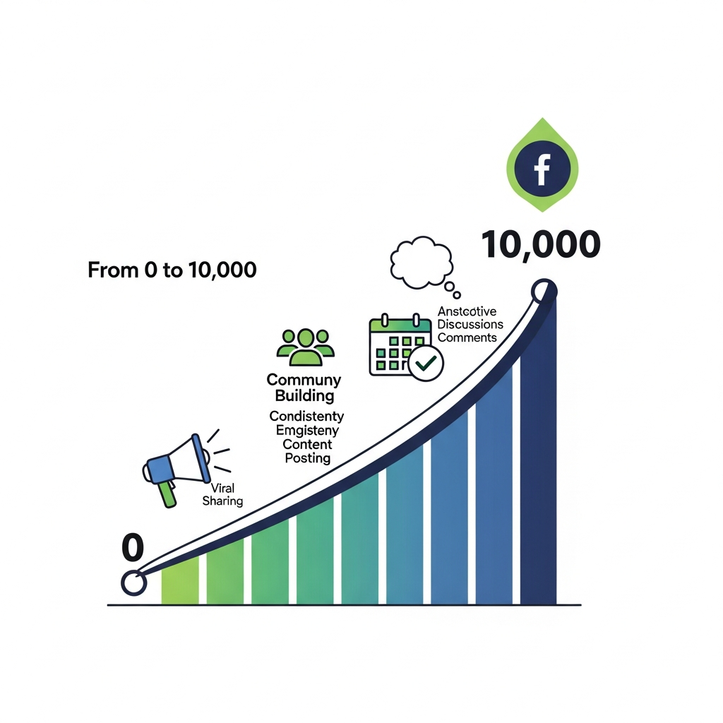 From 0 to 10,000: How to Grow Your Facebook Page Without Paid Ads concept 1