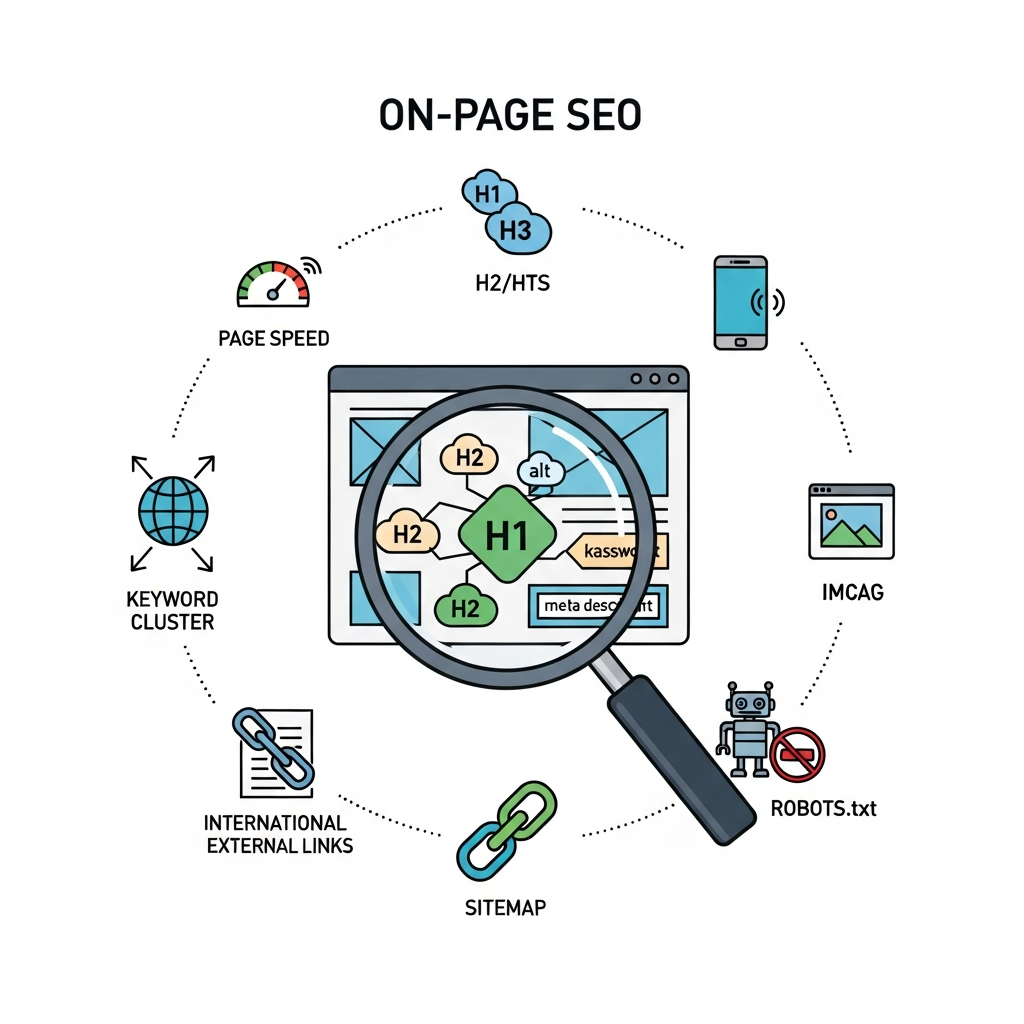 Mastering On-page Seo: the Definitive Checklist for Higher Search Visibility concept 1