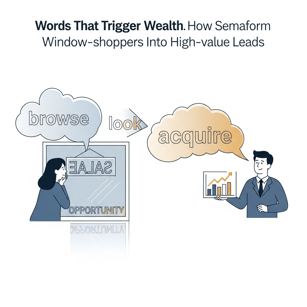Words That Trigger Wealth: How Semantic Shifts Transform Window-shoppers Into High-value Leads concept 1