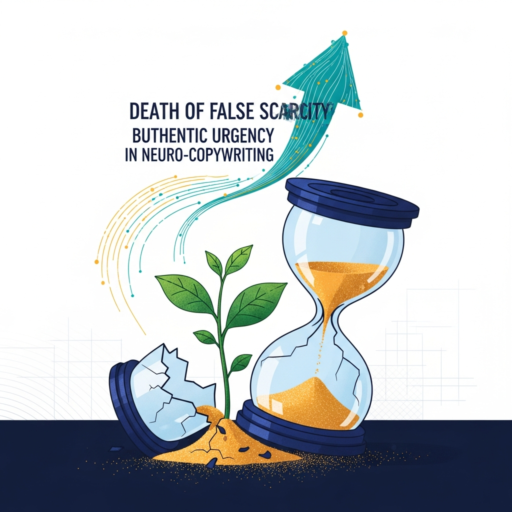 The Death of False Scarcity: Building Authentic Urgency in Modern Neuro-copywriting concept 1
