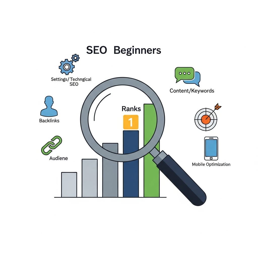 Seo for Beginners: the Ultimate Step-by-step Guide to Ranking #1  concept 2