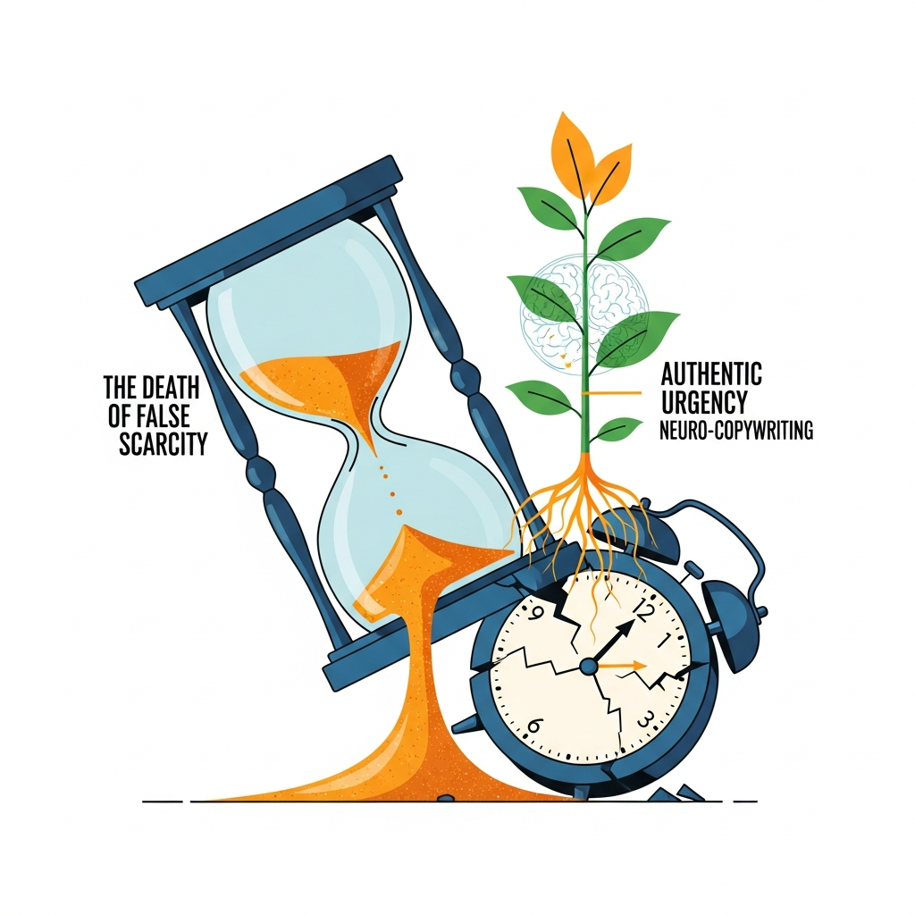 The Death of False Scarcity: Building Authentic Urgency in Modern Neuro-copywriting concept 3
